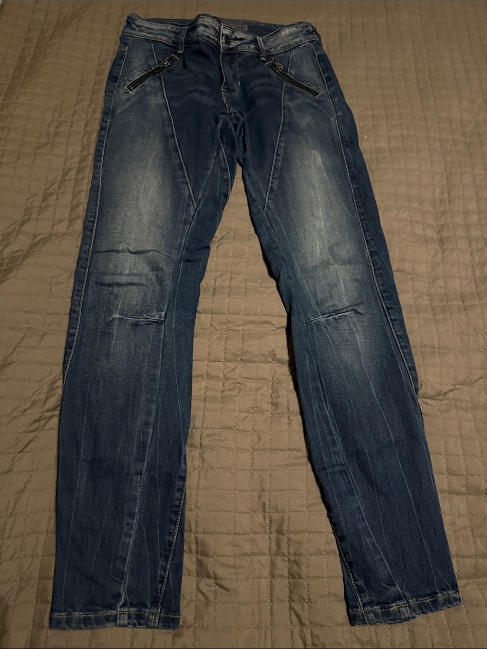 Guess Women’s Slim Fit Dark Blue Washed Jeans